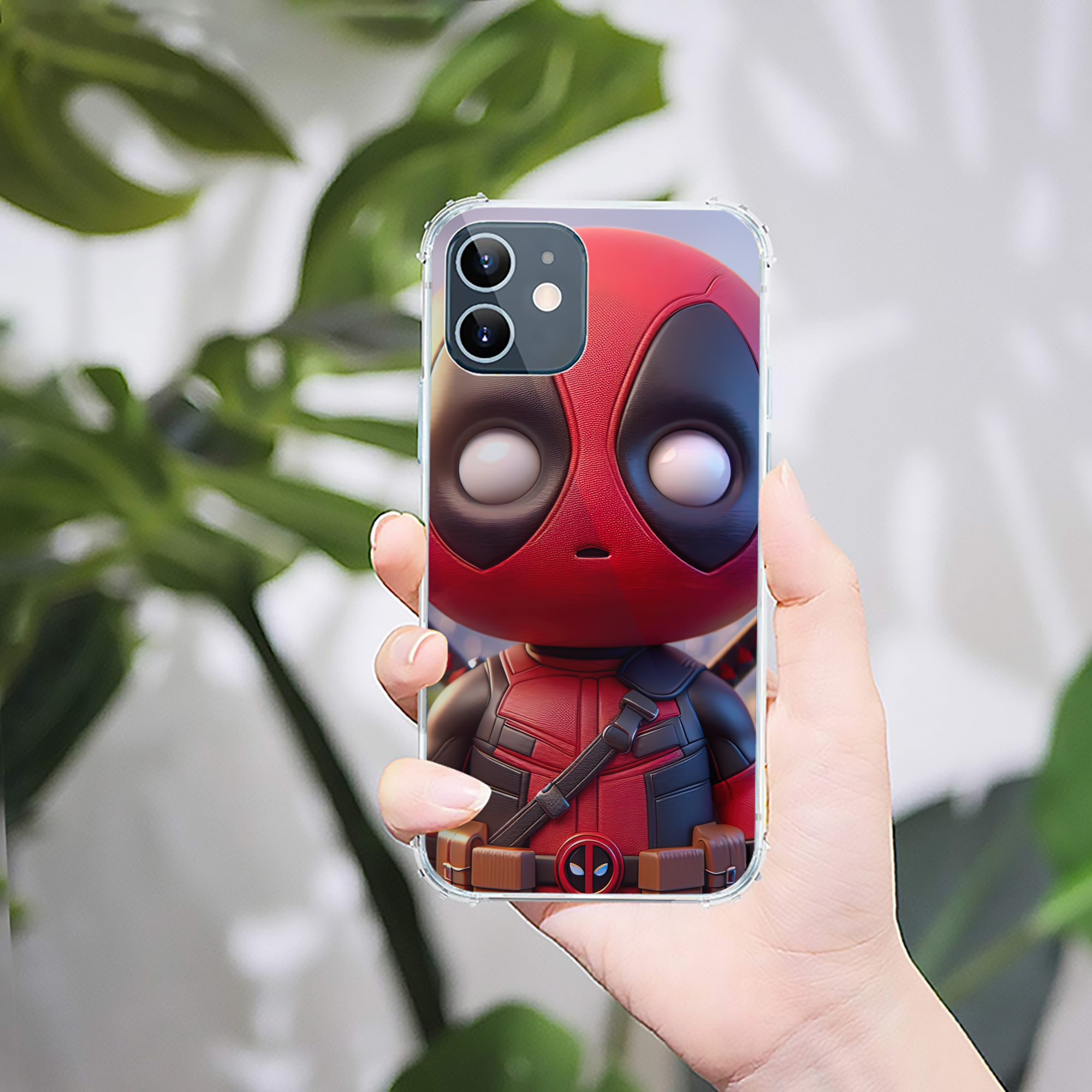（画像用） Deadpool デッドプール 【iPhone 12シリーズ対応】透明スマホケース（クリアソフトケース）